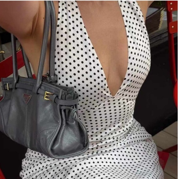 NWT • Delilah linen dress in eclipse dot - Picture 2 of 9